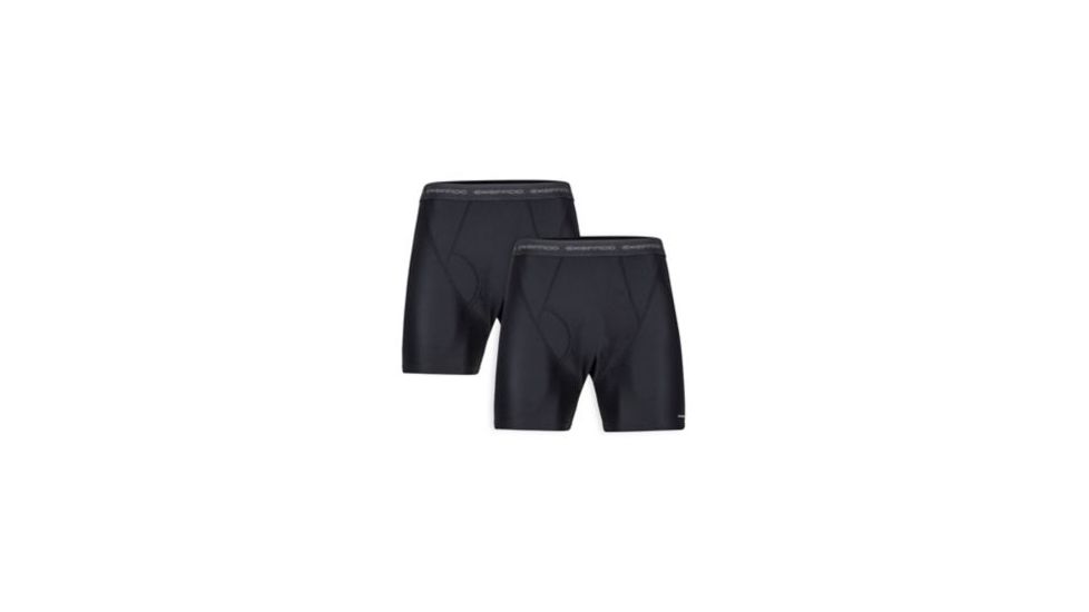 ExOfficio Give-N-Go Boxer Brief 2-Pack Mens, Black, S, 12412338-9999-S