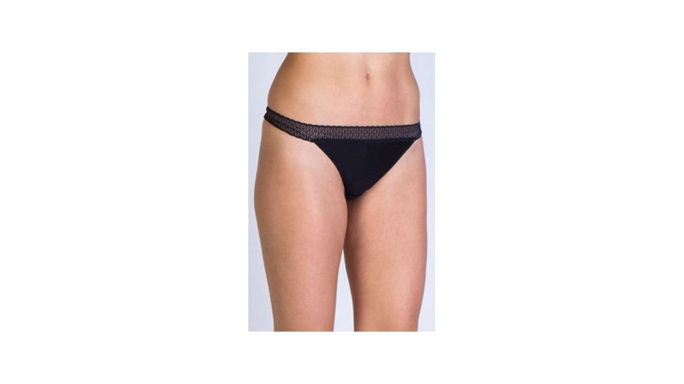 ExOfficio Give-N-Go Lacy Thong - Womens, Black, Extra Large 22412192-9999-XL