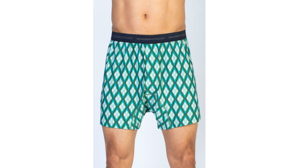 Give-N-Go Printed Boxer - Mens -Hops/Argyle-Large
