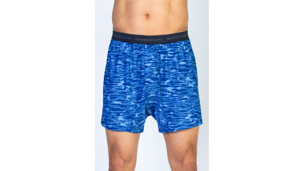 Give-N-Go Printed Boxer - Mens -Riviera/Clouds-XX-Large