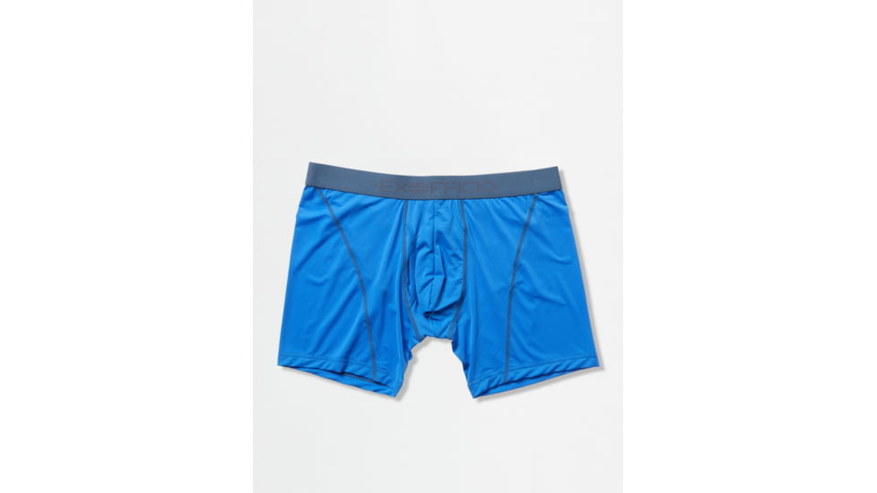 ExOfficio Give-N-Go Sport 2.0 Boxer Brief - Mens, 6in, Lagoon/Steel Blue, Extra Large, 12416718-23292-XL