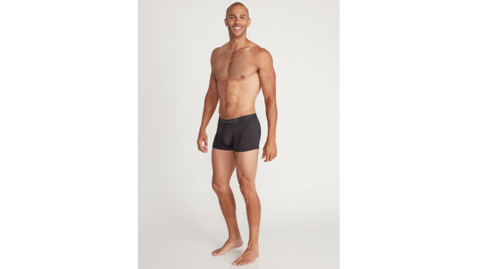 ExOfficio Give-N-Go Sport 2.0 Boxer Brief - Mens, Black/Black, Extra Large, 3 in, 1241-3447-9141-XL
