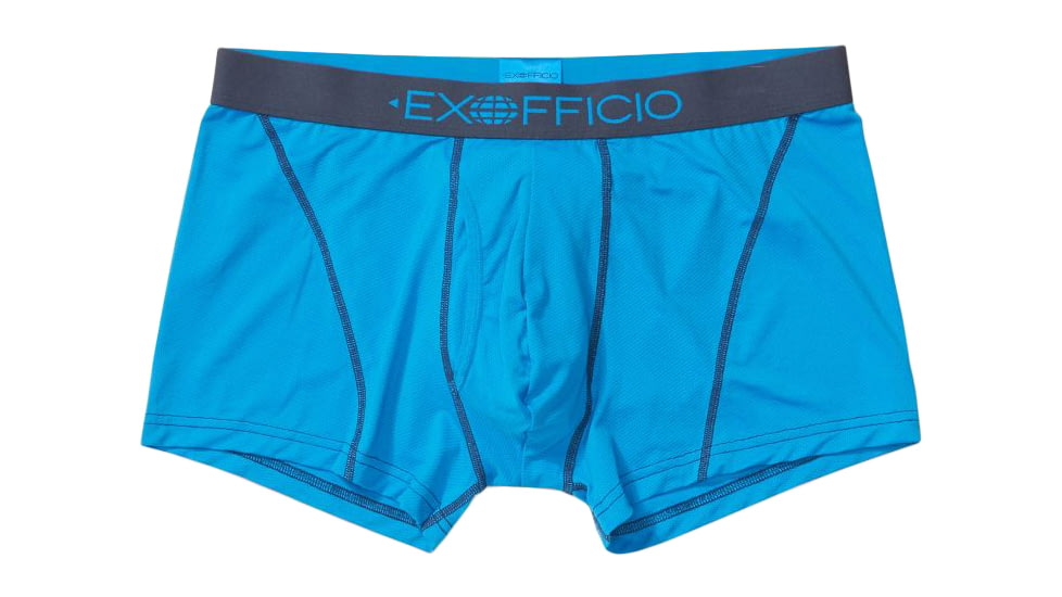ExOfficio Give-N-Go Sport 2.0 Boxer Brief - Mens, Clear Blue/Navy, Extra Large, 3 in, 1241-3447-5419-XL