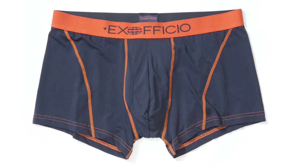 ExOfficio Give-N-Go Sport 2.0 Boxer Brief - Mens, Navy/Koi, Large, 12413447-5388-L