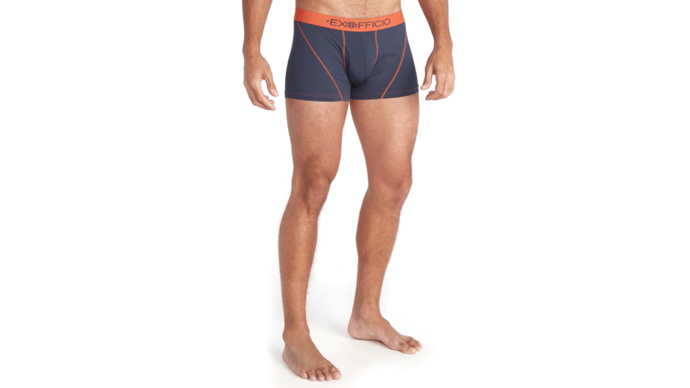 ExOfficio Give-N-Go Sport 2.0 Boxer Brief - Mens, Navy/Koi, Large, 12413447-5388-L