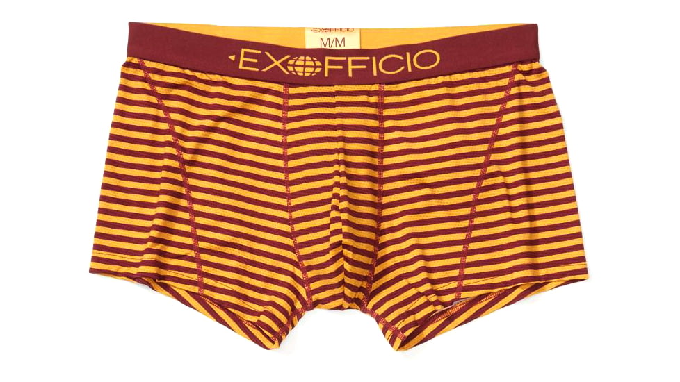 ExOfficio Give-N-Go Sport Mesh 3in Boxer Brief - Mens, Vineyard Double Stripe, Medium, 1245-3041-3607-M