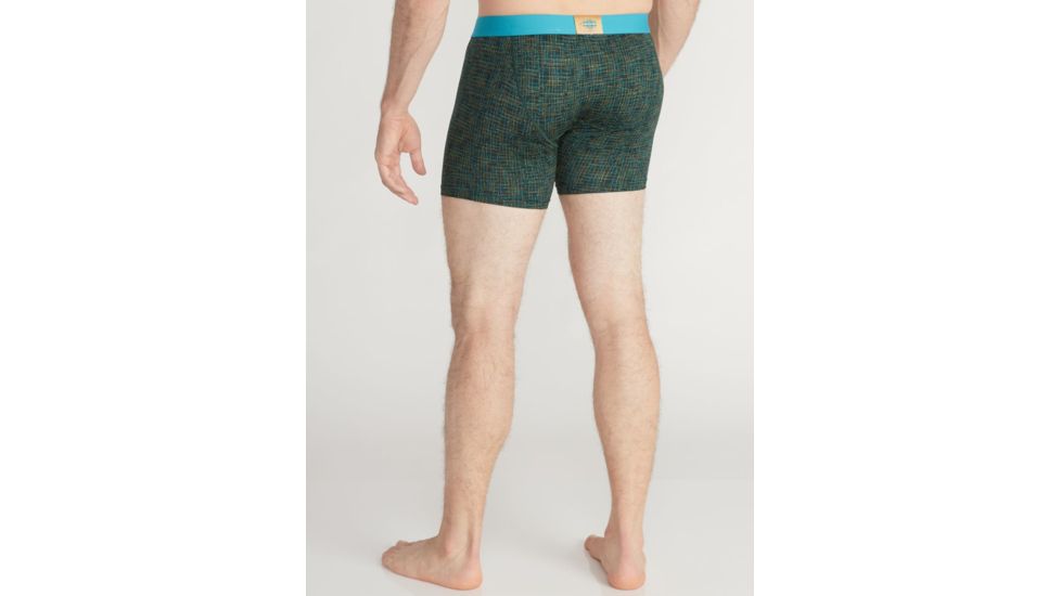 ExOfficio Give-N-Go Sport Mesh 6in Boxer Brief - Mens, Ponderosa Dotted Out, Large, 12453043-6695-L