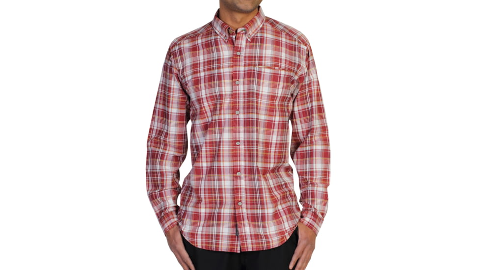 ExOfficio Maroc Plaid Long Sleeve Shirt - Men's-Baroque-Small