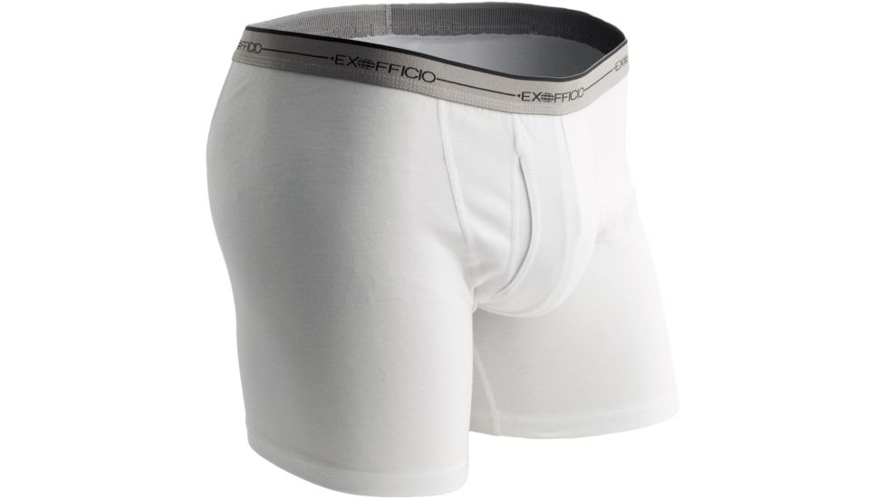 ExOfficio Sol Cool Boxer Brief - Men's-White-Large