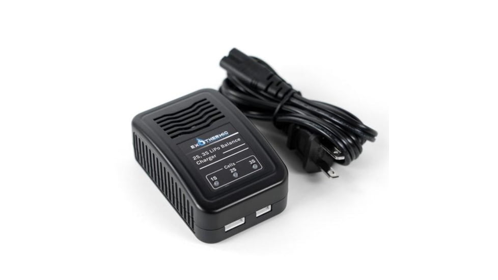 Exothermic Replacement Battery Charger, Black, CHARGER