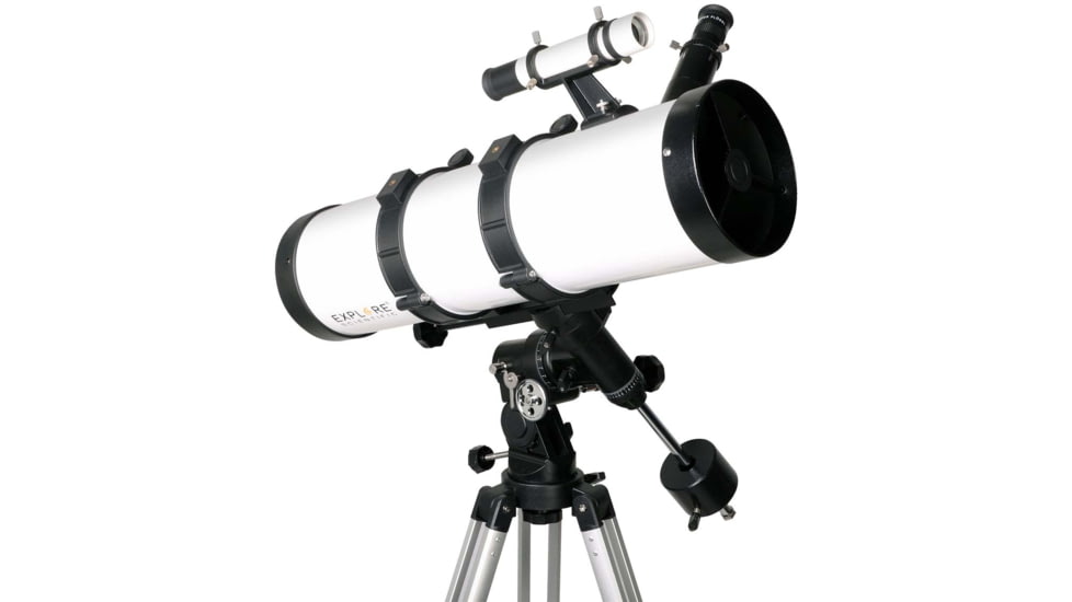 Explore Scientific 134 mm f/4.9 Newtonian Reflector Telescope w/ Equatorial Mount, Black, ES-ON13449EQ3