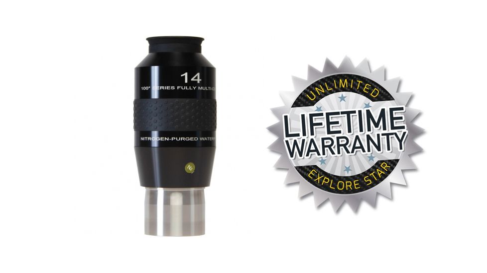 Explore Scientific 14mm 100 degree Series Nitrogen-Purged Waterproof Eyepiece EPWP10014-00