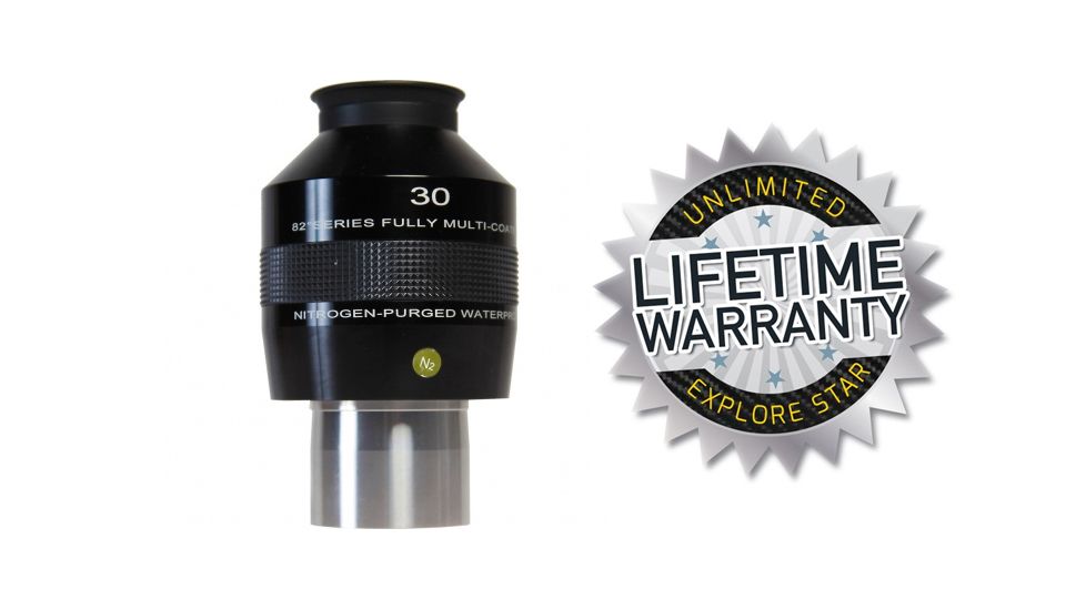 Explore Scientific 30mm 82 degree Series Nitrogen-Purged Waterproof Eyepiece EPWP8230-00