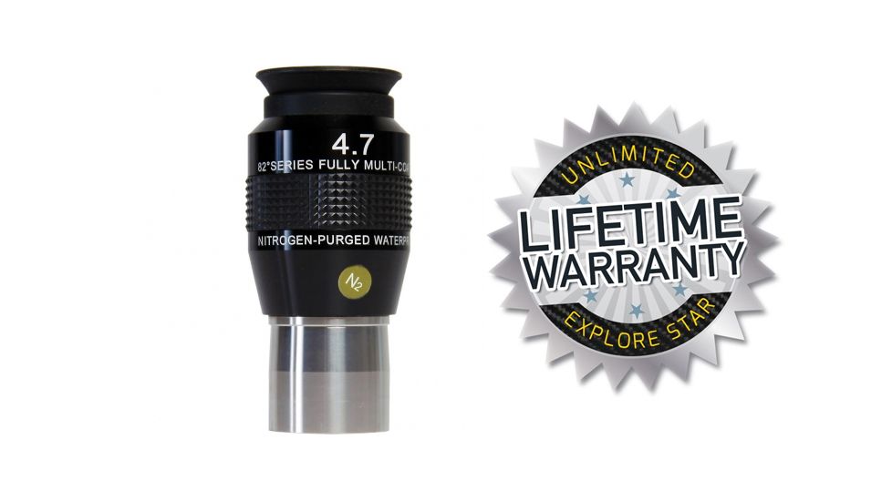 Explore Scientific 4.7mm 82 degree Series Nitrogen-Purged Waterproof Eyepiece EPWP8247-00