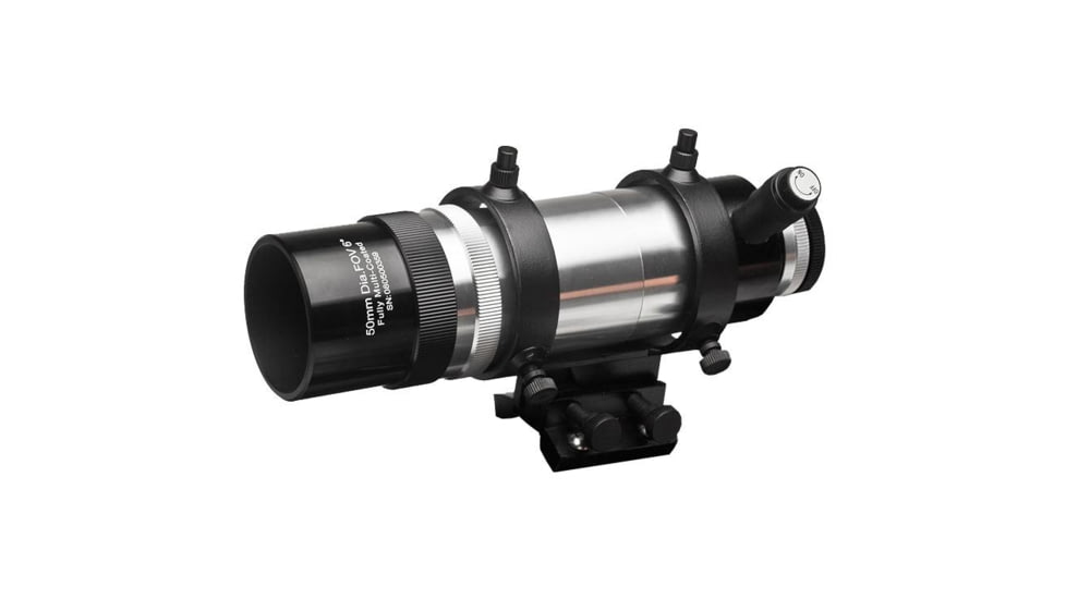 Explore Scientific 6 Degree Field of View 8x50 Illuminated Erect Image Finder Scope w/Bracket w/out Base,Silver VFEI0850-01