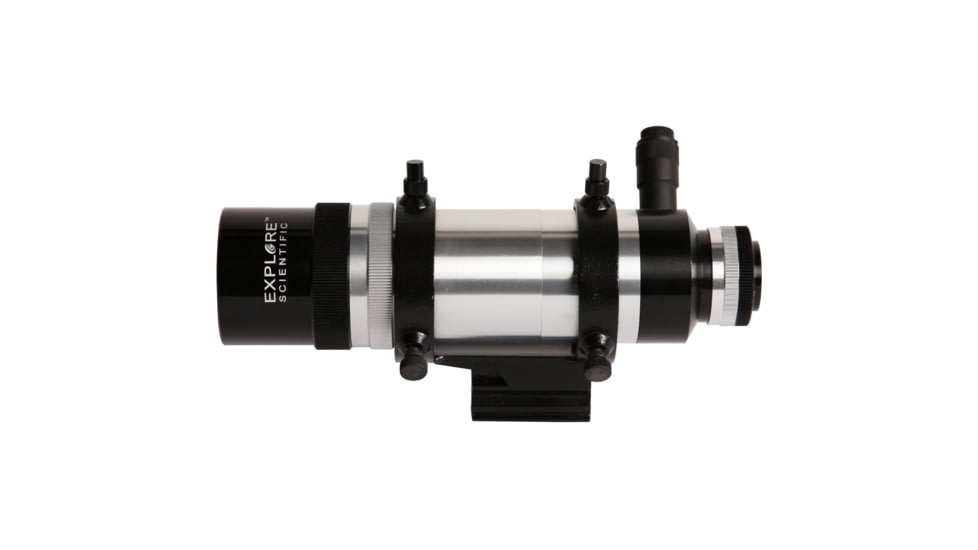 Explore Scientific 6 Degree Field of View 8x50 Illuminated Erect Image Finder Scope w/Bracket w/out Base,Silver VFEI0850-01