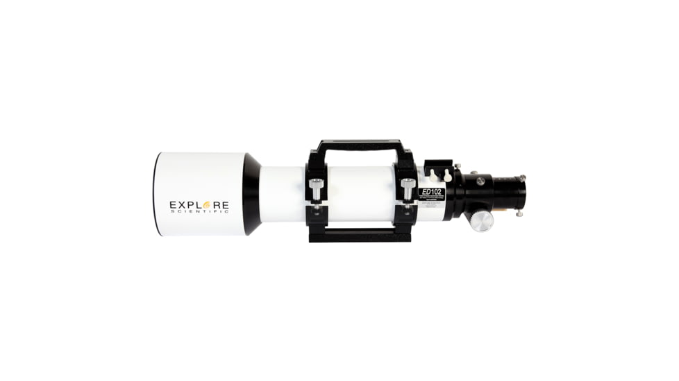 Explore Scientific ED 102 Classic White Essential Series f/7 Air Spaced Triplet Refractor Telescope ES-ED10207-01