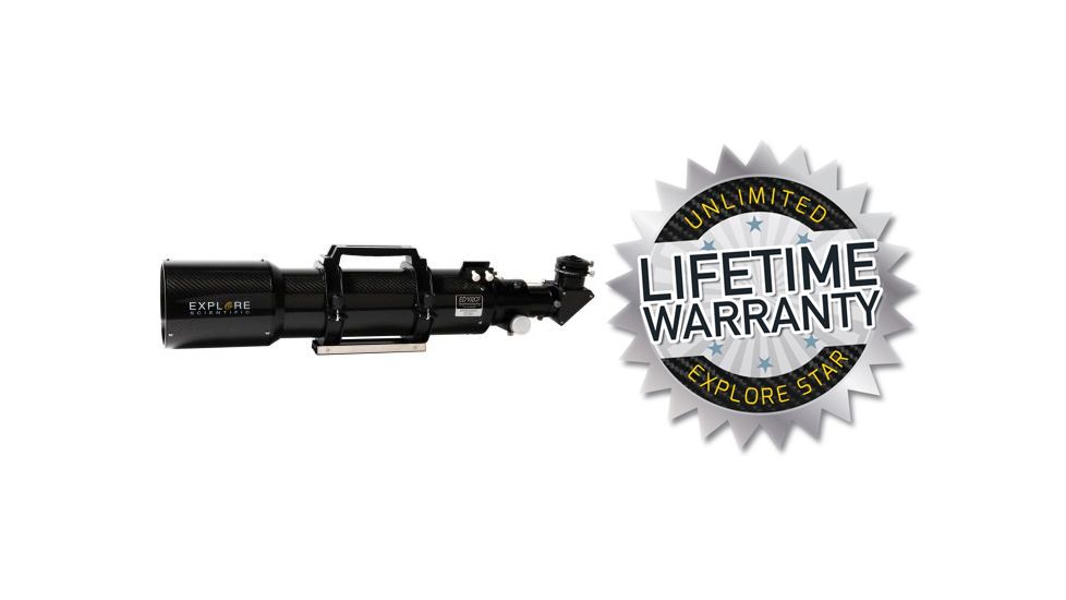 Explore Scientific ED102 f/7 Air-Spaced Triplet Carbon Fiber Refractor Telescope EDT-10207-CF