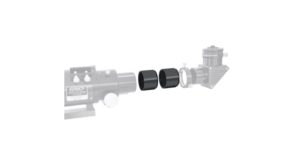Explore Scientific ED80 f/6 Air-Spaced Triplet Carbon Fiber Refractor Telescope EDT-0806-CF