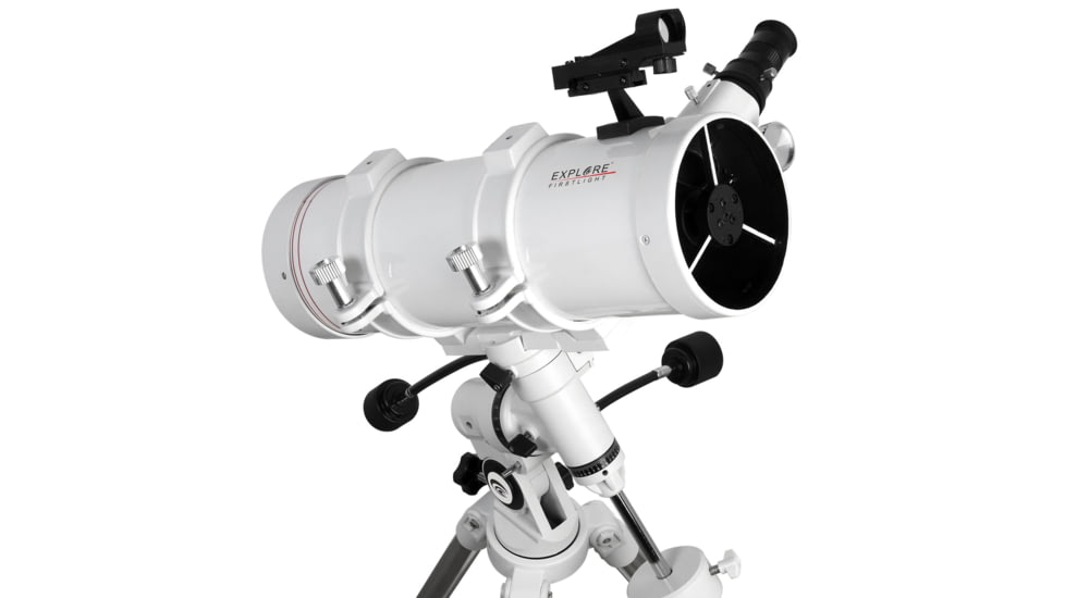 Explore Scientific FirstLight N114mm Tube Newtonian with EXOS Nano EQ3, White, FL-N114500EQ3