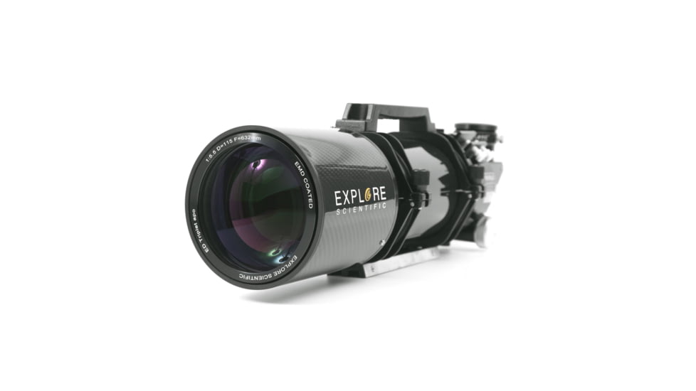 Explore Scientific FPL-53 Carbon Fiber ED115 f/5.5 APO Triplet Refractor w/ Ohara FPL53 Optics, 115mm, FPL53-115CF-01