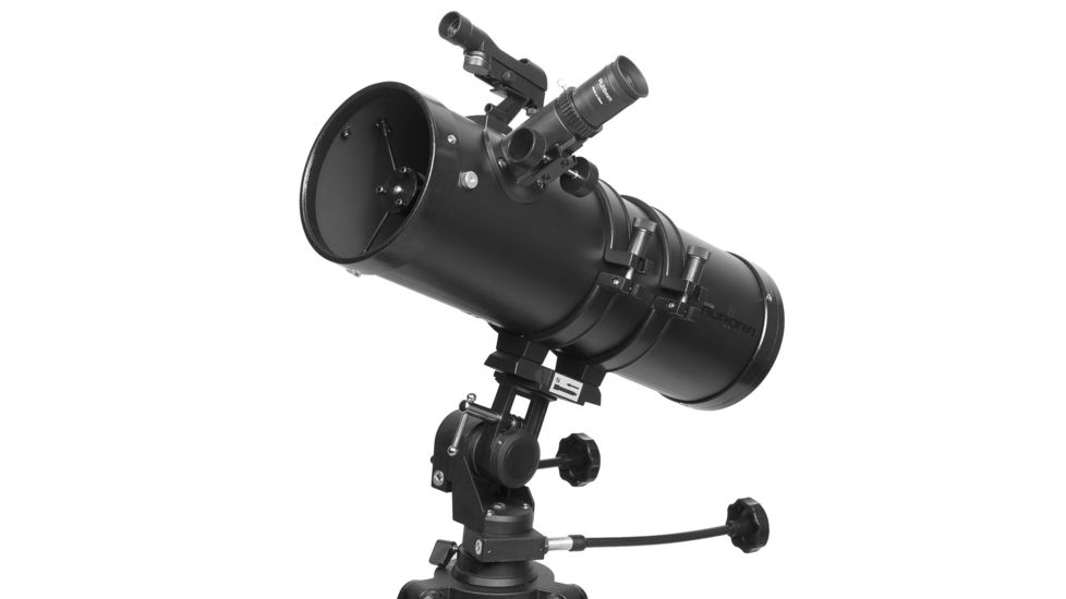 ExploreOne Aurora II Flat Black Slow Motion AZ Mount Telescope, 114mm, 88-20114