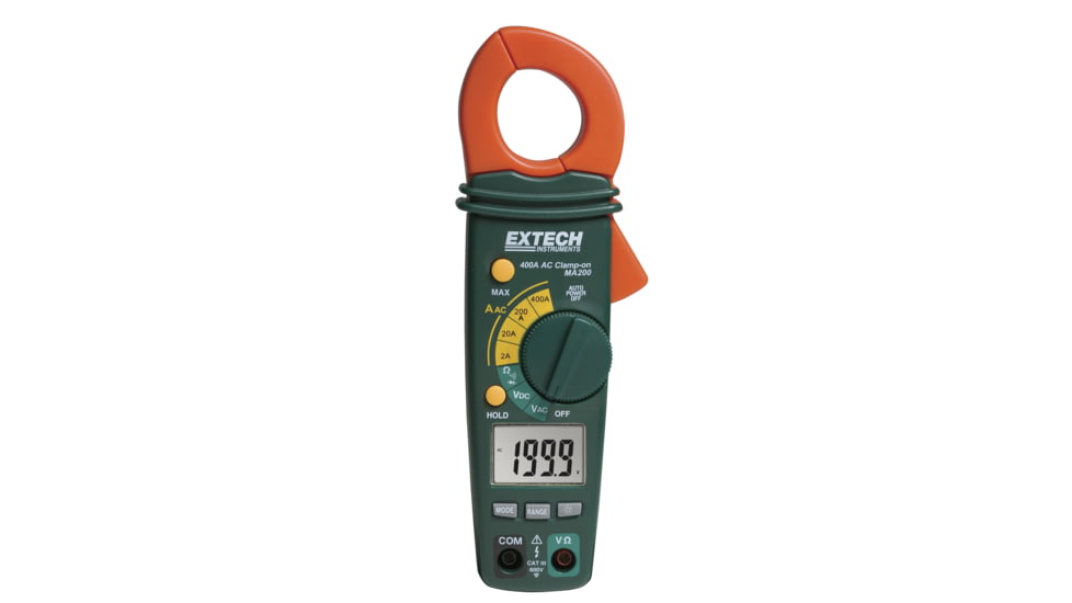 Extech Instruments Clamp Meter With Nist Ma200, MA200-NIST
