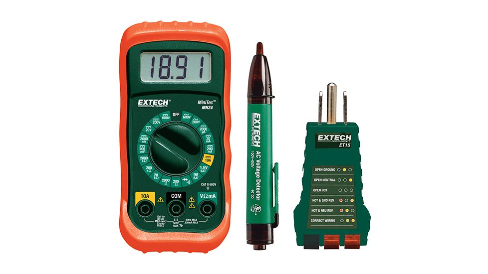Extech Instruments Electrical Test Kit, MN24-KIT