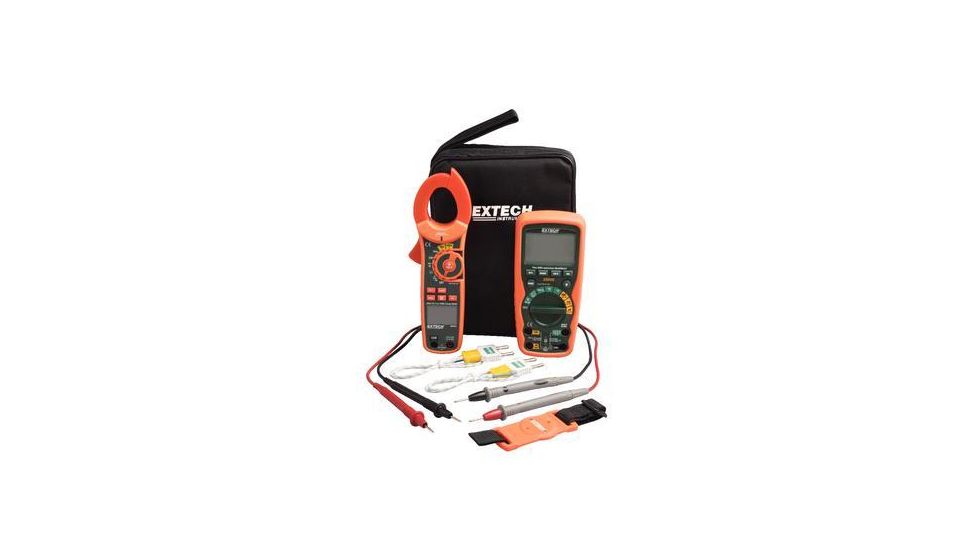 Extech Instruments Multimeter/clamp On Test Kit MA620-K, Unit EA