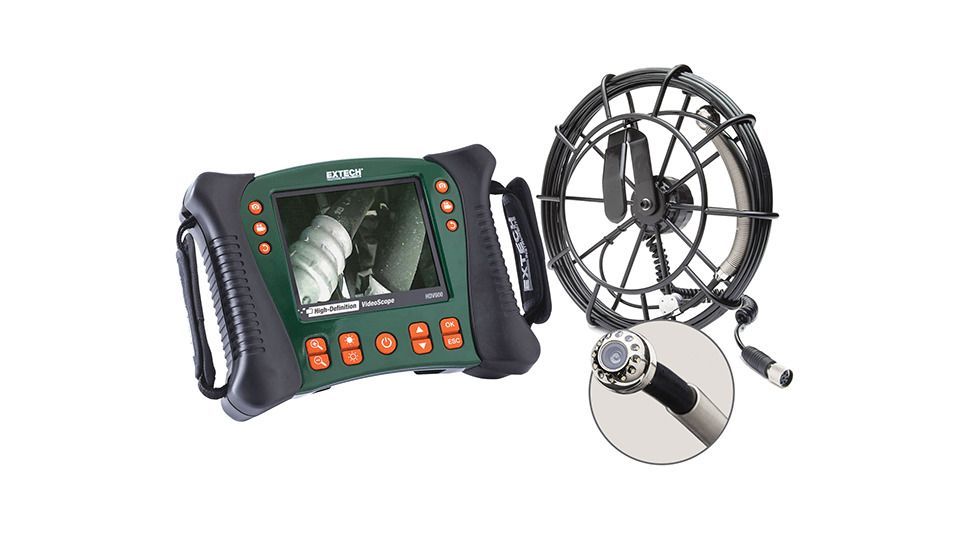 Extech Instruments Plumbing Videoscope Kit W/ 10M Cable, HDV650-10G