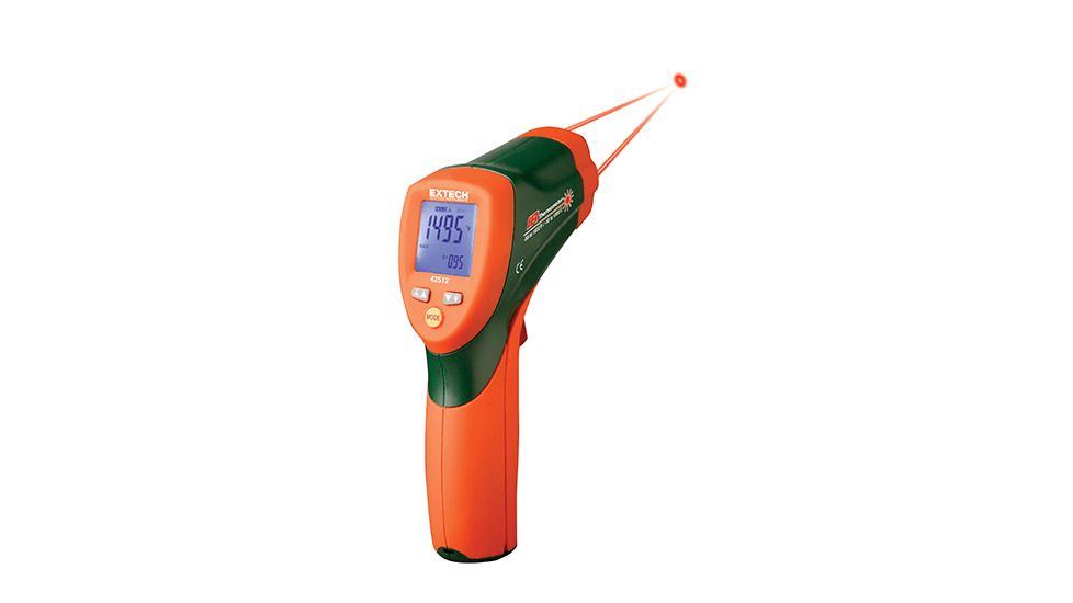 Extech Instruments Thermometer, Ir, 30/1 Dual Laser, 42512