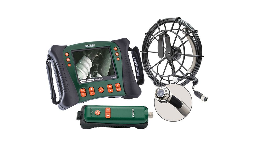 Extech Instruments Wireless Plumbing Videoscope Kit W/ 10M, HDV650W-10G