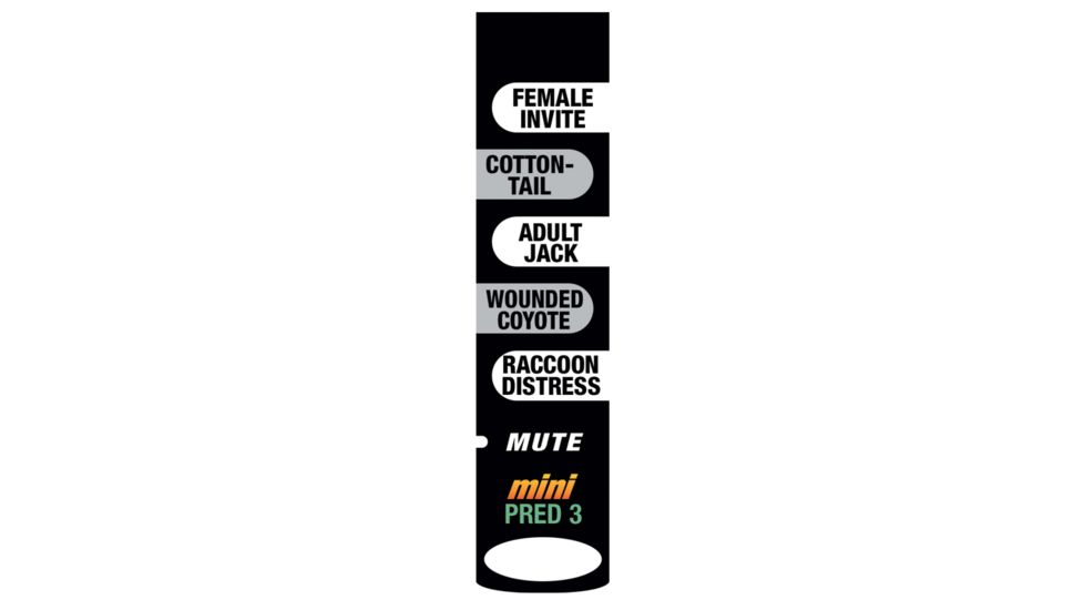 Extreme Dimension Wildlife Calls Mini Phantom Sound Stick - Predator 3 MSS-710
