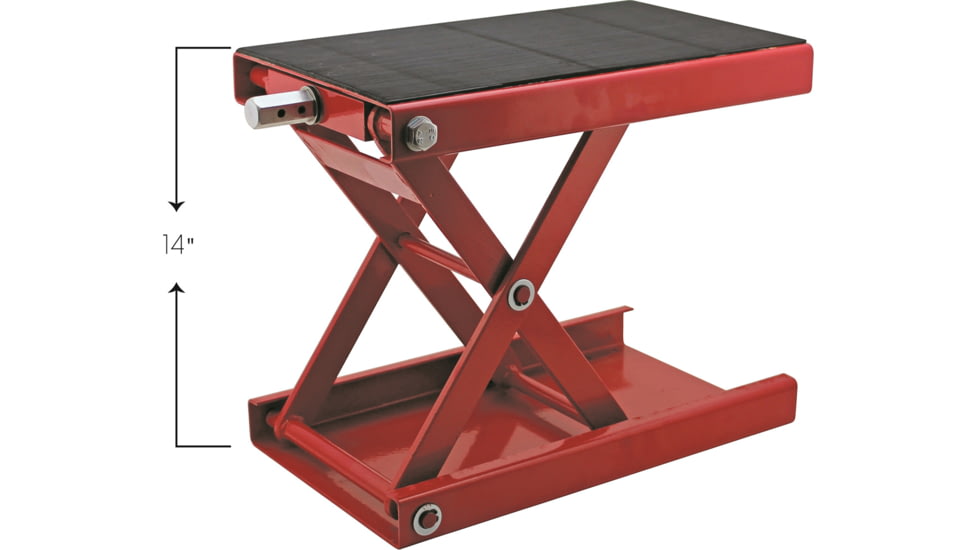 Extreme Max 1000 Lbs. Motorcycle Scissors Jack Wide, 5001.5044