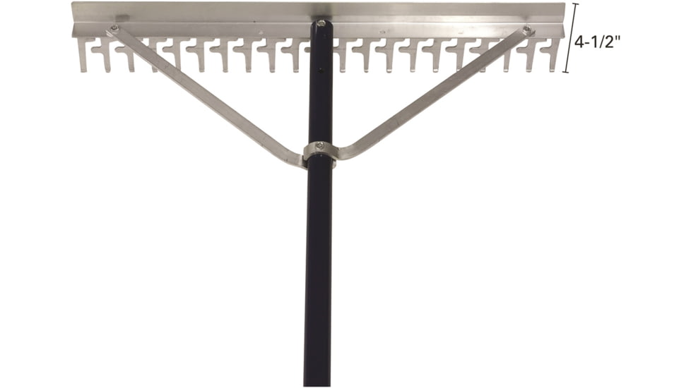 Extreme Max 24 Commercial Grade Screening Rake For Beach And Lawn Care w/ 66 Handle, 3005.4233