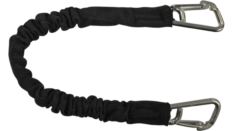 Extreme Max Boattector High-Strength Line Snubber &amp; Storage Bungee, Value 2-Pack - 12in With Compact Hooks, Black, 3006.2367