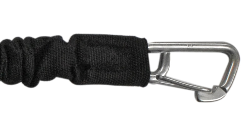 Extreme Max Boattector High-Strength Line Snubber &amp; Storage Bungee, Value 2-Pack - 12in With Compact Hooks, Black, 3006.2367