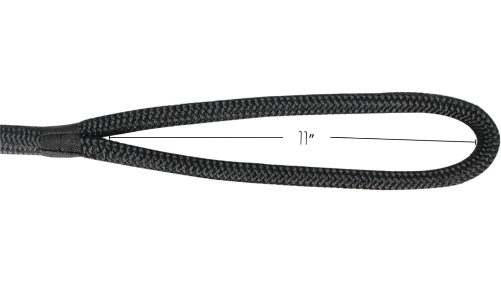 Extreme Max Boattector Premium Double Looped Nylon Dock Line For Mooring Buoys - 5/8in x 30, Black, 5/8in x 30ft, 3006.2388
