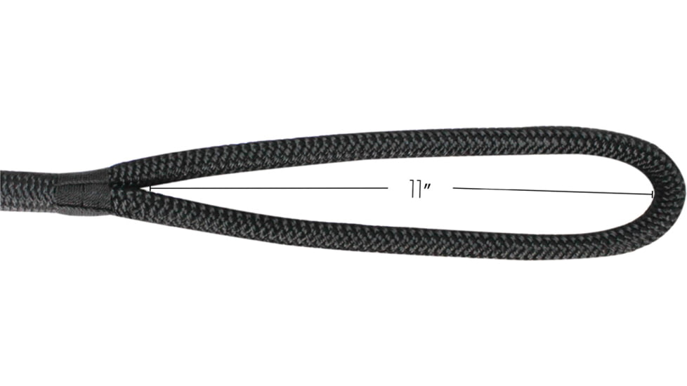 Extreme Max Boattector Premium Double Looped Nylon Dock Line For Mooring Buoys - 5/8in x 35, Black, 5/8in x 35ft, 3006.2391