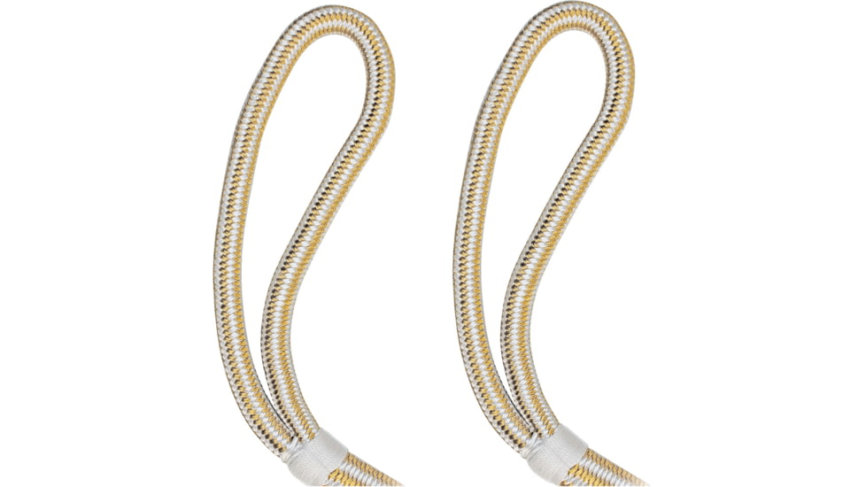 Extreme Max Boattector Premium Double Looped Nylon Dock Line For Mooring Buoys - 5/8in x 35, White &amp; Gold, 5/8in x 35ft, 3006.2382