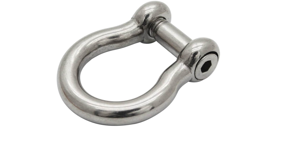 Extreme Max Boattector Stainless Steel Bow Shackle With No Snag Pin, 5/16in, 3006.8408