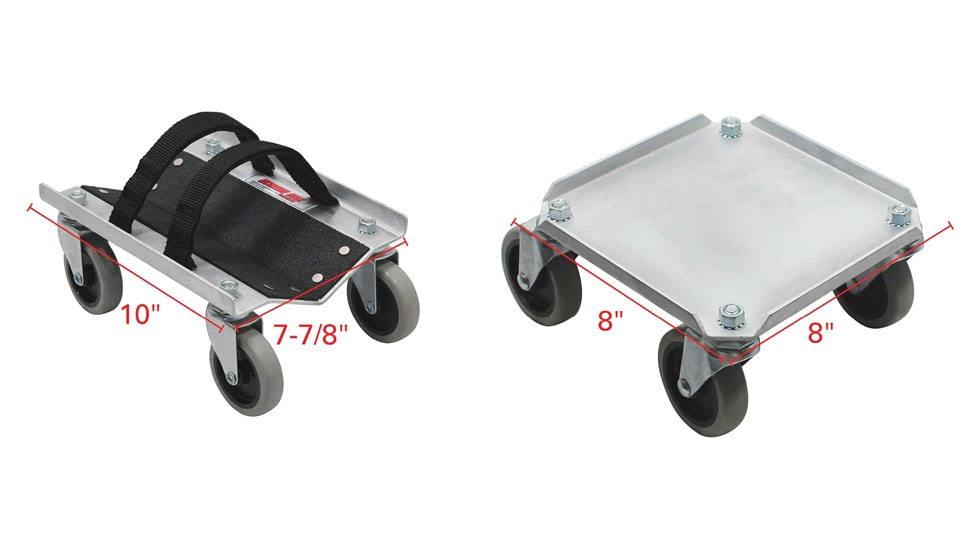 Extreme Max V Slides Snowmobile Dolly System - Aluminum, 5800.0225