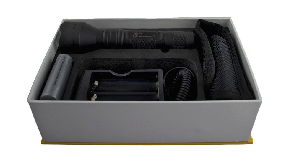 ExtremeBeam TAC 24 S.W.A.T. 340 Lumens Black Flashlight w/ Momentary Tactical Switch EB-AA-B11