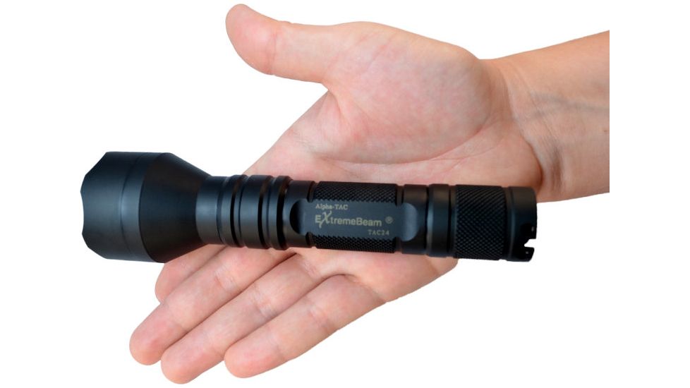 ExtremeBeam TAC 24 S.W.A.T. 340 Lumens Black Flashlight w/ Momentary Tactical Switch EB-AA-B11