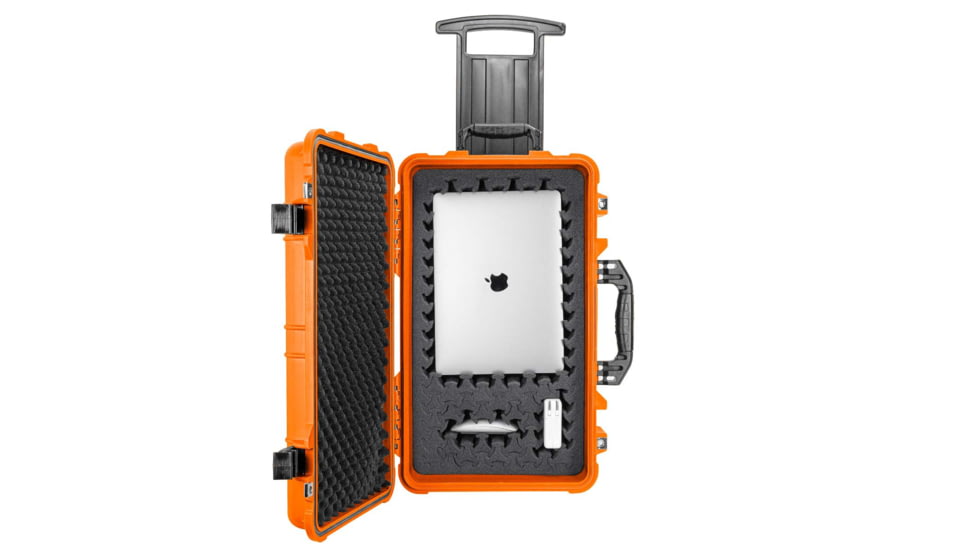 Eylar 22in Carry-On Roller Hard Case Equipped w/Ragar XP Crosslinked Foam Insert, Orange, SA00034-ORG-RG-XP
