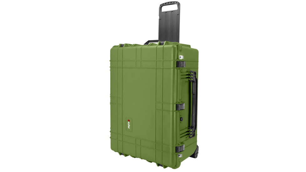 Eylar 2XL 31.5in Waterproof Protective Gear Roller Case w/Foam, Green, SA00007-GRN