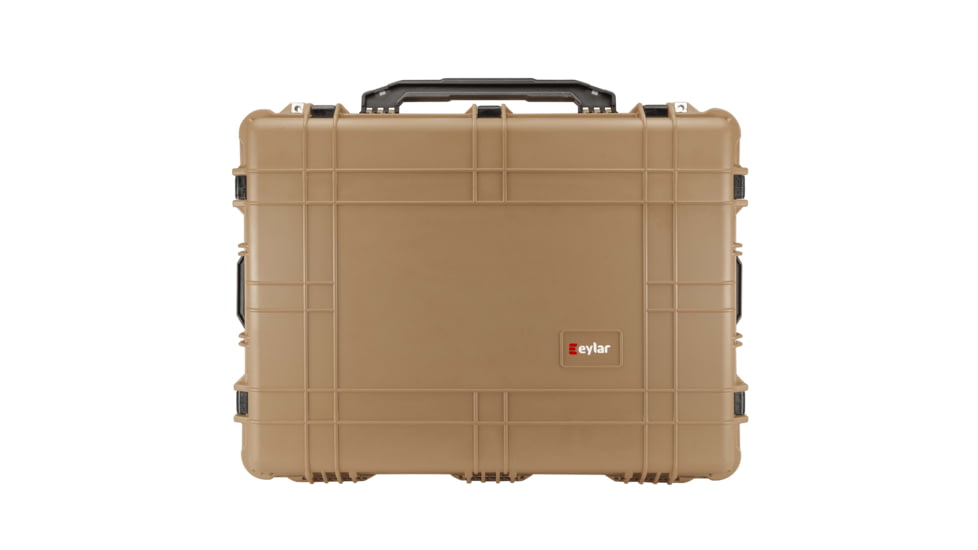 Eylar 2XL 31.5in Waterproof Protective Gear Roller Case w/Foam, Tan, SA00007-TAN