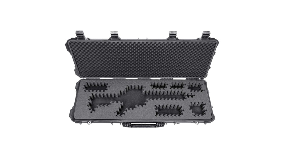 Eylar 44in Hard Rifle Case Equipped w/Ragar XP Crosslinked Foam Insert, Black, SA00008-BLK-RG-XP
