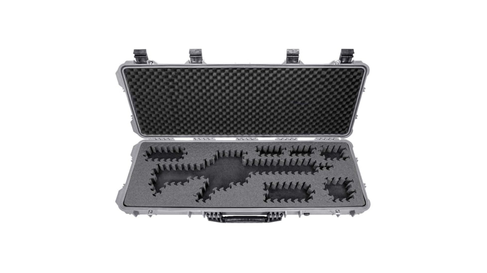 Eylar 44in Hard Rifle Case Equipped w/Ragar XP Crosslinked Foam Insert, Gray, SA00008-GRA-RG-XP