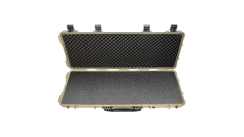 Eylar 44in Hard Rifle Case Equipped w/Ragar XP Crosslinked Foam Insert, Tan, SA00008-TAN-RG-XP